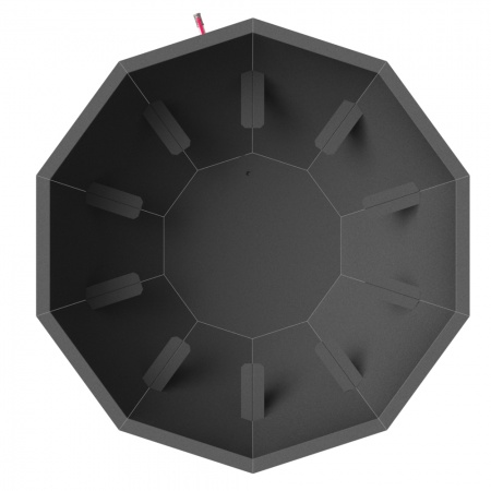 Банный чан 10 граней под самоотделку (Чёрный) Банный чан 10 граней под самоотделку (Чёрный)
