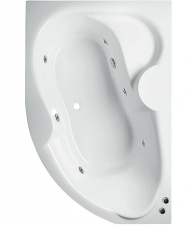 Ванна Vayer Azalia 160x105 (Левая) с гидромассажем